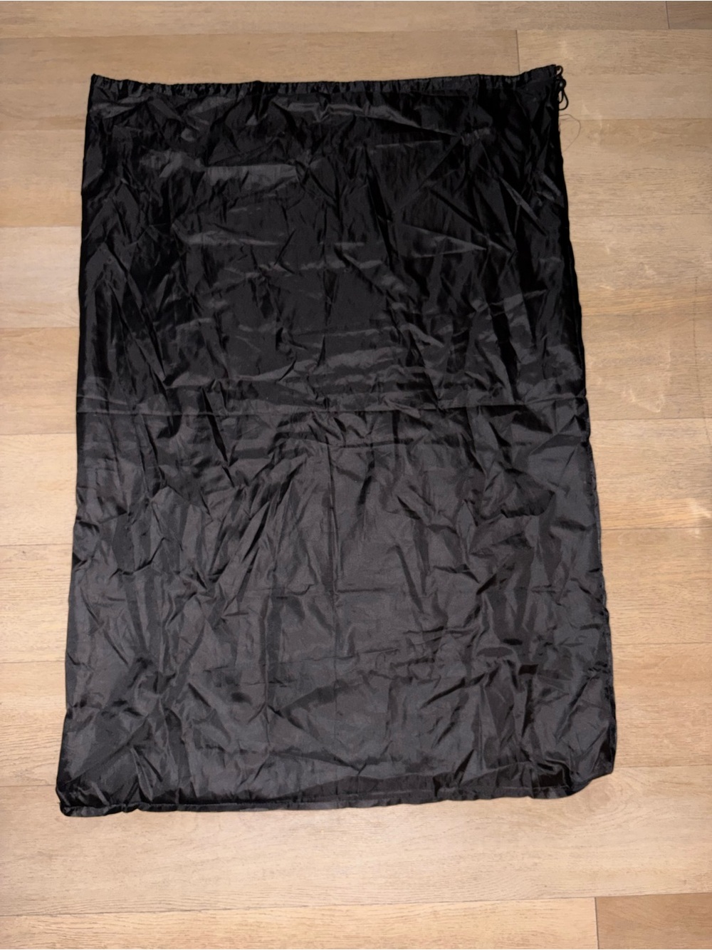Black Drawstring Large Laundry Bag